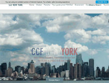 Tablet Screenshot of ccfnewyork.org